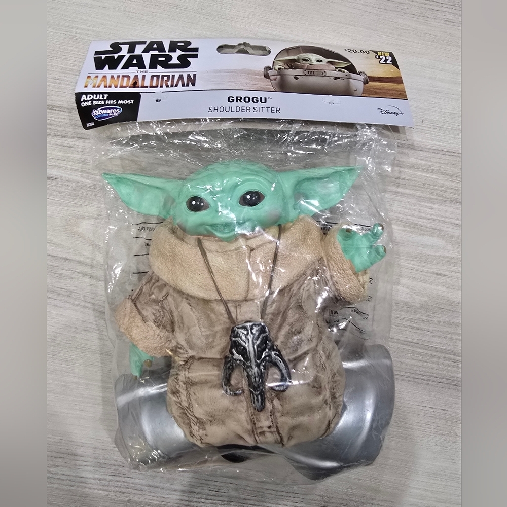 Star Wars Grogu Plush Accessory in Green and Tan